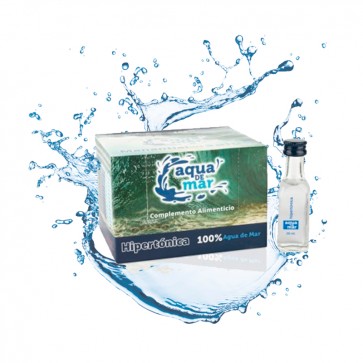 Agua De Mar Monodosis Aqua De Mar Caja 30 ud de 20 ml