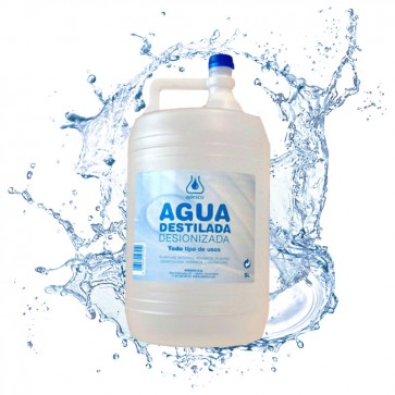 Agua destilada (Garrafa 5L)