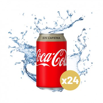 Coca-cola sin cafeína (Caja 24 x 0,33L)