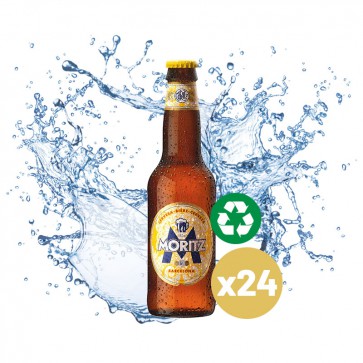 Moritz (Pack 24 x 0,33L) Cristal Retornable
