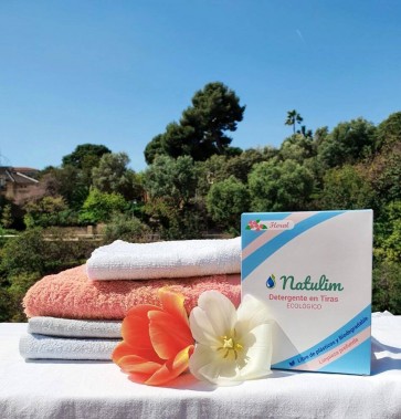 Natulim Floral Eco-Tiras de lavar - 40 lavados