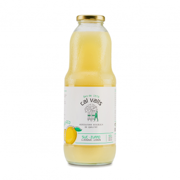 Zumo limón 100% bio Cal Valls 1 litro