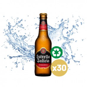 Estrella Galicia (Pack 24 x 0,33L) Cristal Retornable